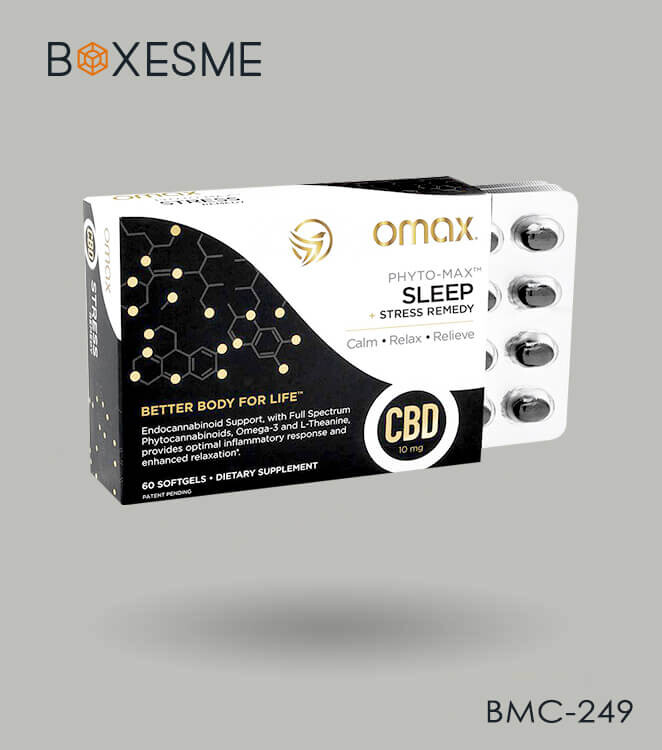 Custom CBD Capsules Boxes