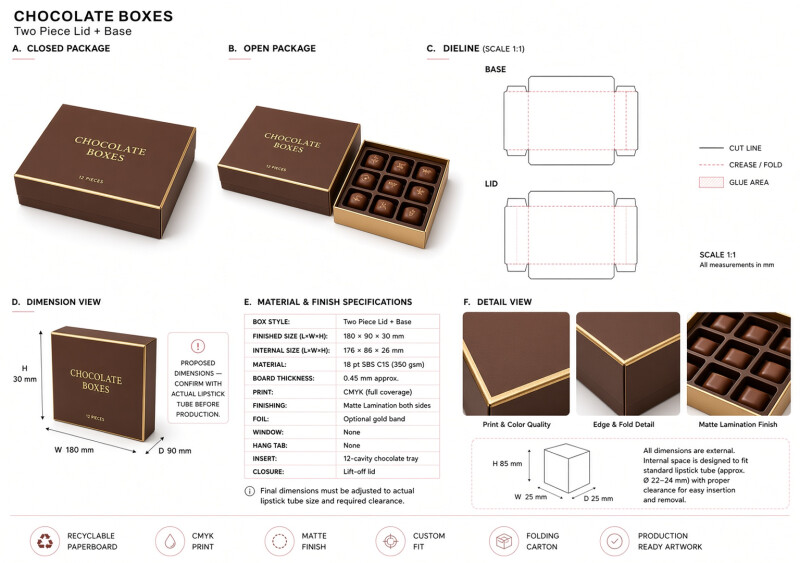Choclate Boxes - BoxesMe