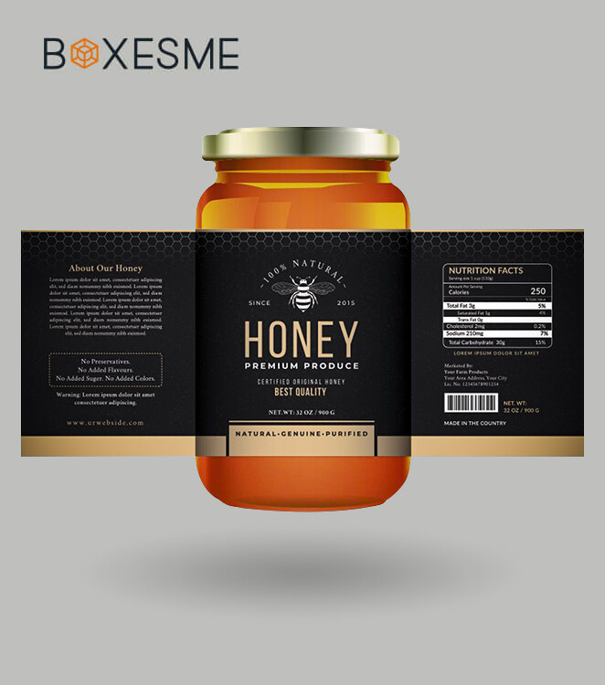 Custom Honey Labels Packaging 3