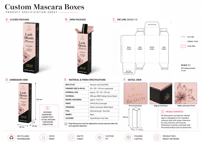 Mascara Boxes - Boxes Me NYC